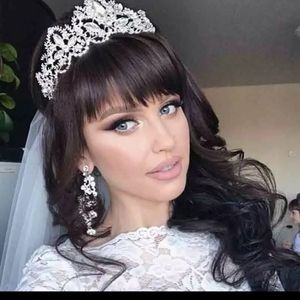 Tiara, Silver Tiara, Crystal Tiara, Baroque Luxury Crystal Bridal Crown Tiaras